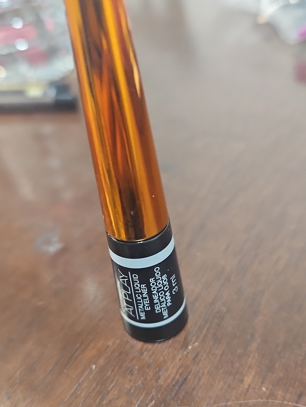 Metallic Liquid Eyeliner - Copper Brown